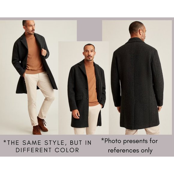 Retail $500 BONOBOS The Italian Wool Topcoat Tuxedo in Navy /Black size EU 36 R - Picture 10 of 12